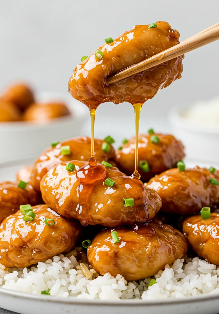 Sticky Honey Chicken - tertiary view